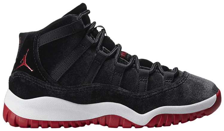 Nike Air Jordan 11 Retro Bred Velvet Black エア ジョーダン Buy Air Jordan 11 PS Retro PS 'Bred Velvet' - HF7807 061 | GOAT