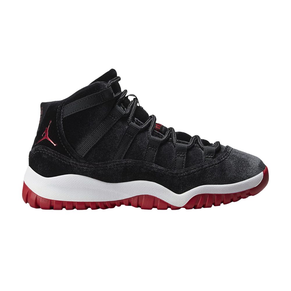 Pre-owned Air Jordan 11 Ps Retro Ps 'bred Velvet' | Black | Kid's Size 3