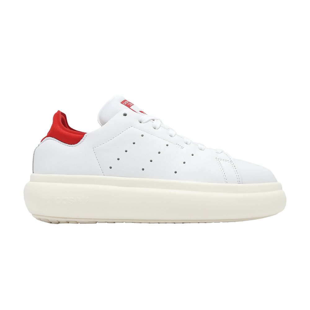 Wmns Stan Smith Platform 'White Scarlet' - IE0452