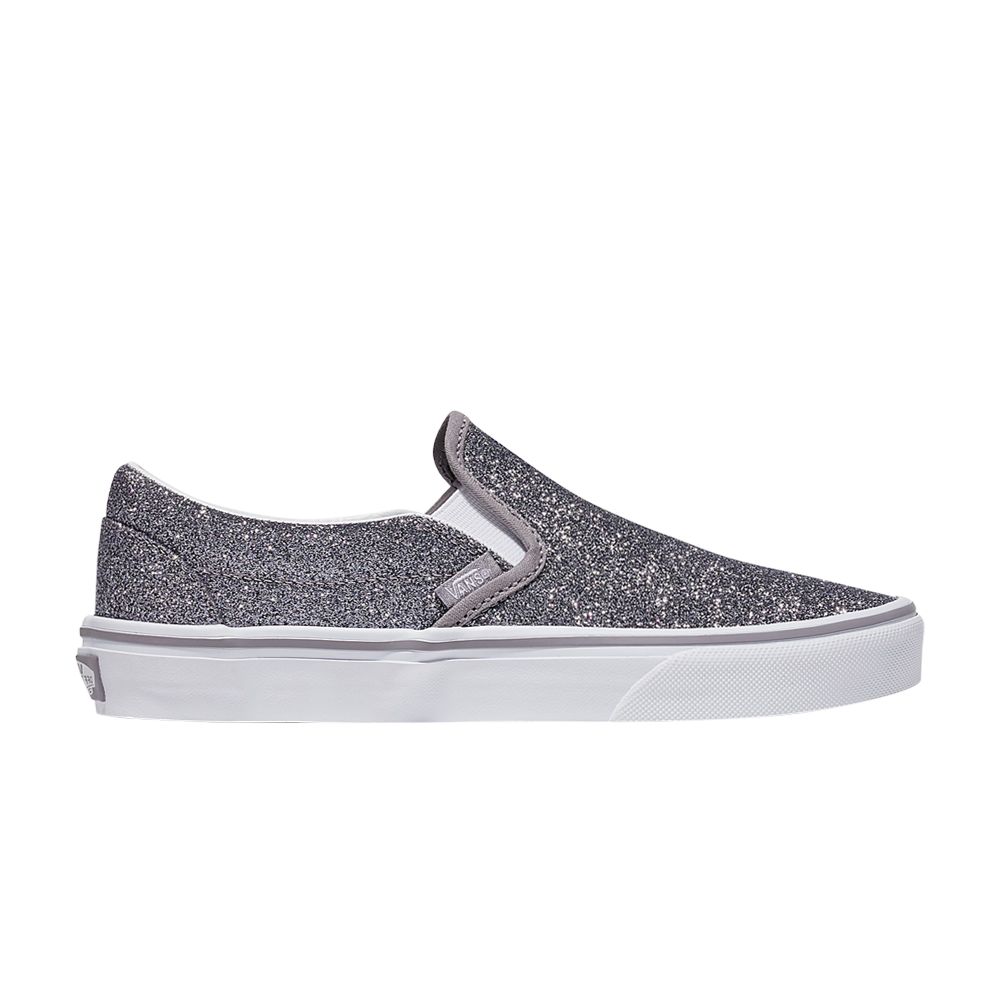 Vans Classic Slip-On 'Glitter - Gunmetal Grey' | Men's Size 8 - VN000CT52VM