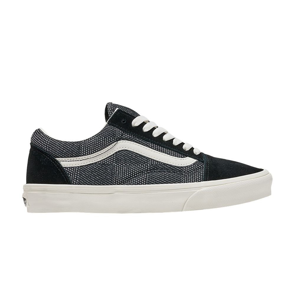 Old Skool 'Checkerboard Denim - Black' - VN000CT8CJK
