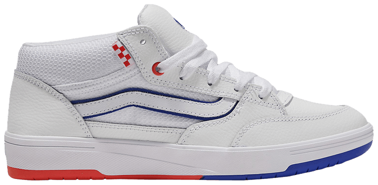 Vans Skate Zahba Mid Athletic White Blue Red