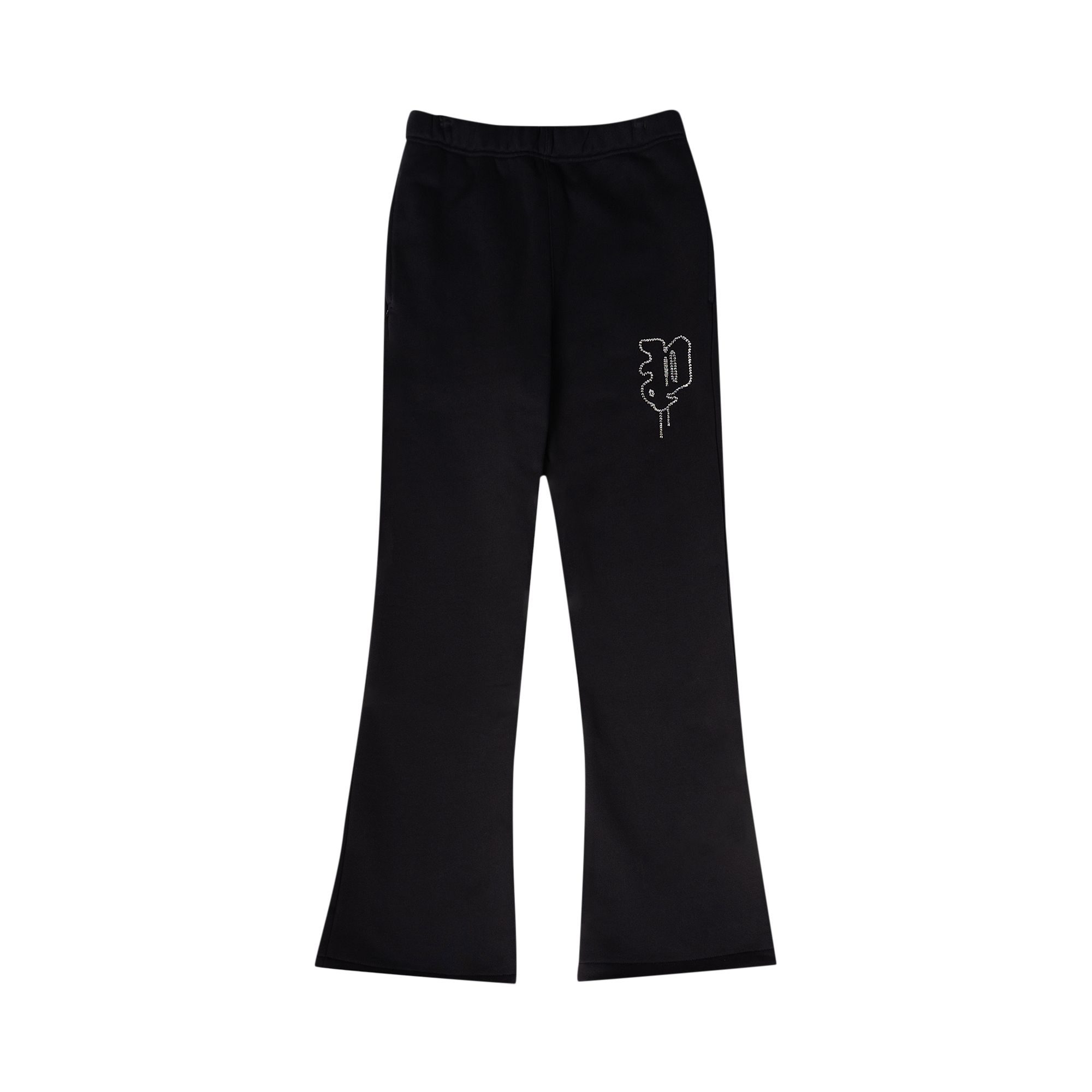 Pre-owned Purple Brand Hwt Fleece Flared Pant 'black' | Men's Size Xxl