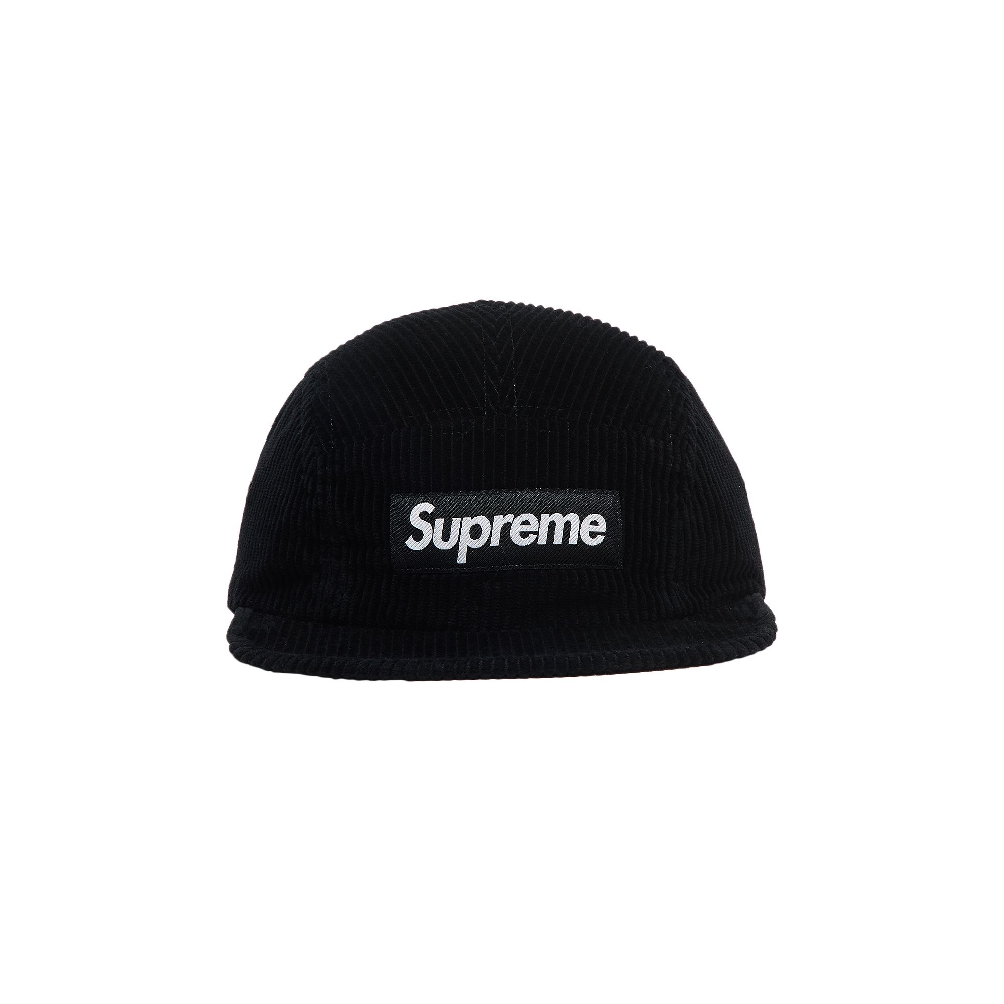 Pre-owned Supreme Corduroy Camp Cap 'black' | Men's Size Onesize