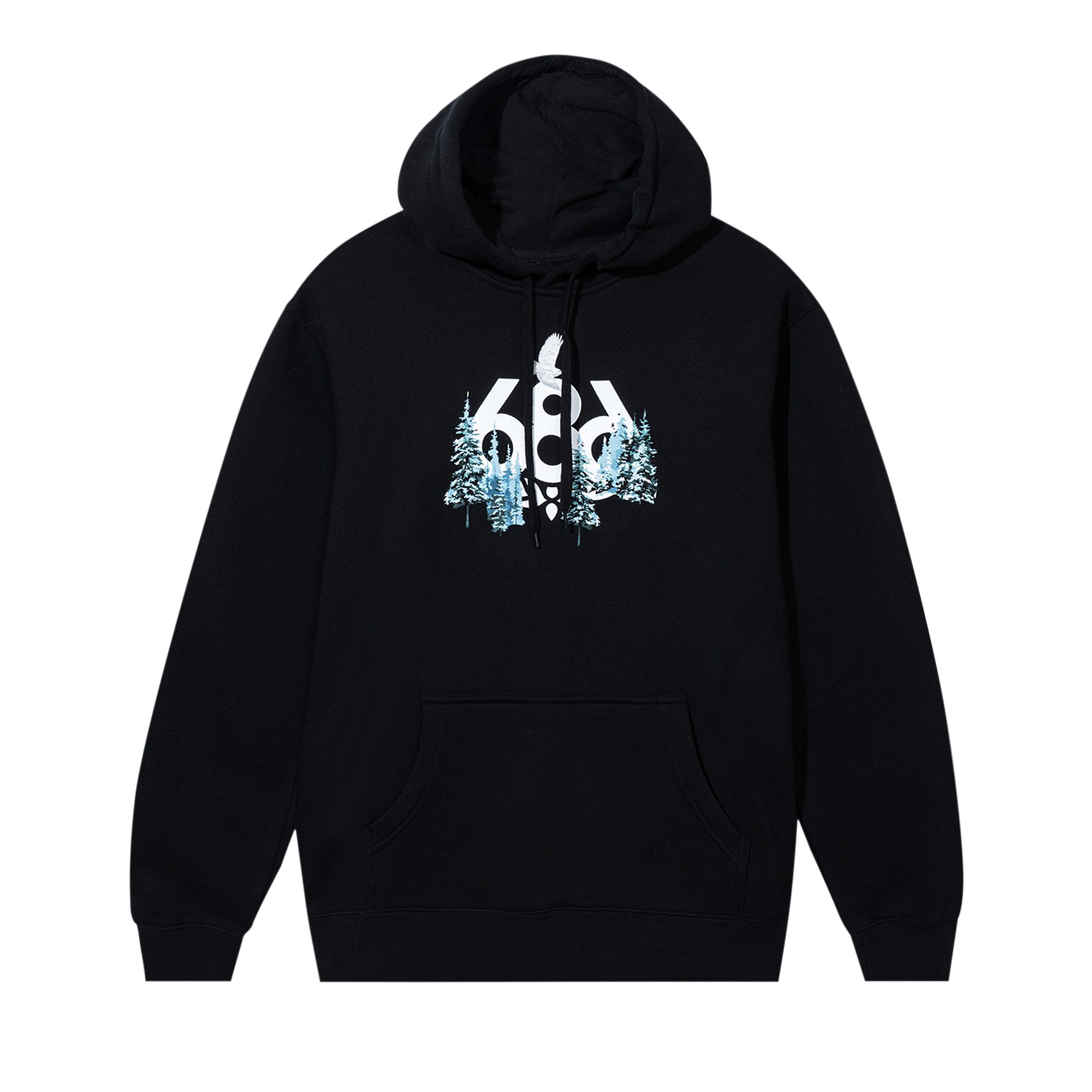 Pre-owned Anti Social Social Club X 686 Hardpack Hoodie 'black' | Men's Size S