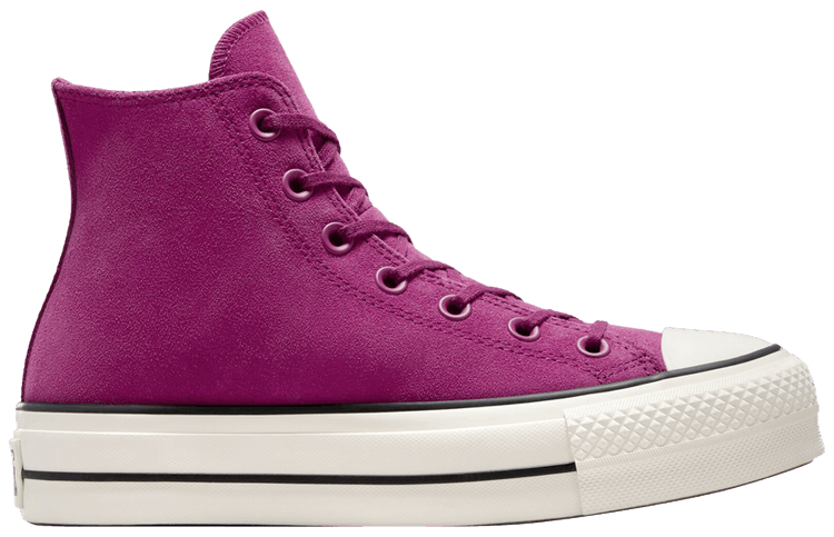 Converse Wmns Chuck Taylor All Star Lift Platform High Colorful Suede   Quantum Violet