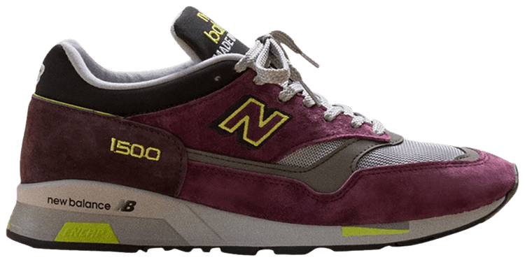 New Balance 1500 Made in England Purple Neon Yellow