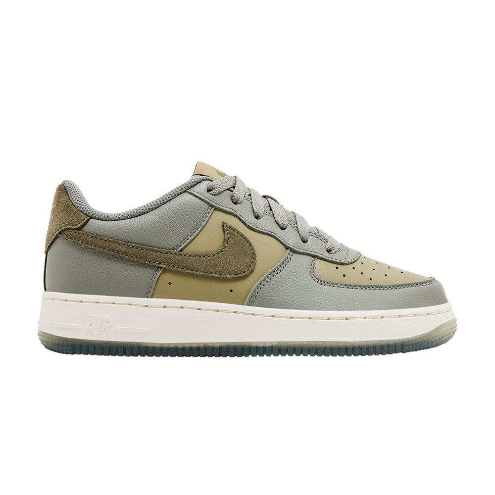 Pre-owned Nike Air Force 1 Low Lv8 Gs 'dark Stucco Medium Olive' | Green | Kid's Size 3.5