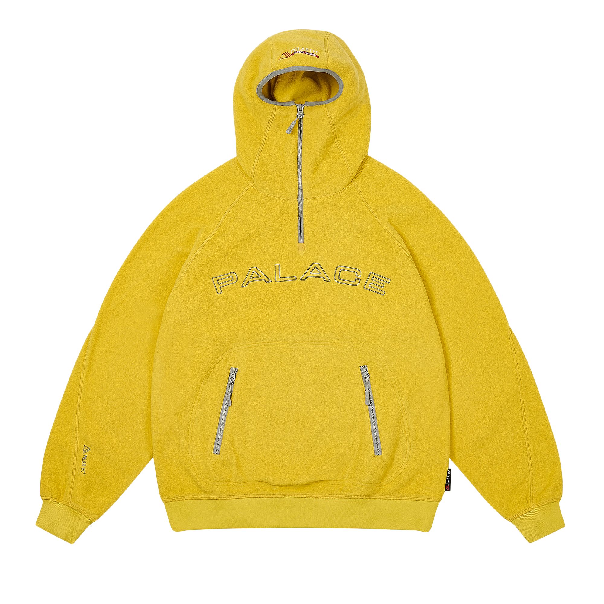 Pre-owned Palace Polartec Shadow Hood 'nectar Yellow' | Men's Size M