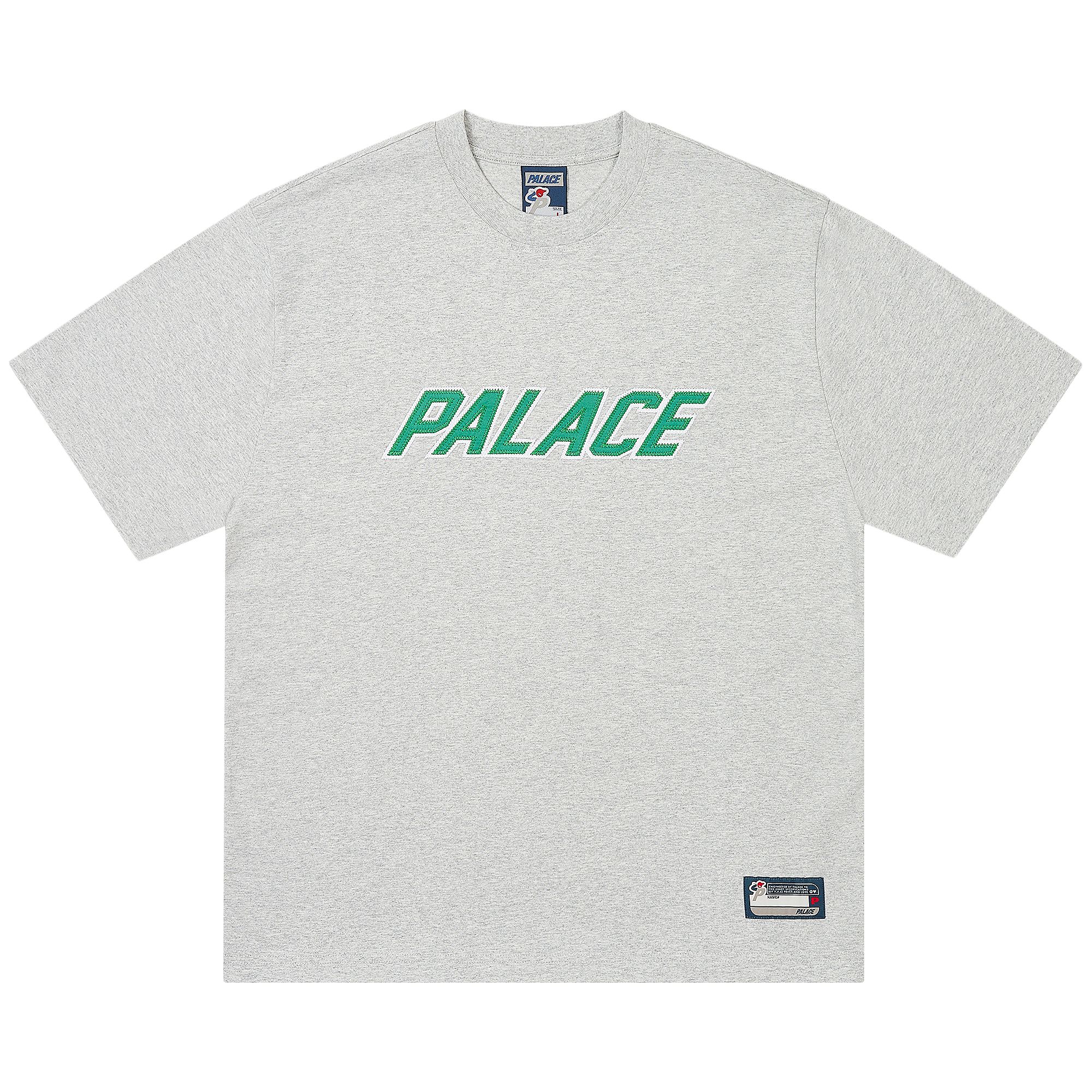 Pre-owned Palace Athletic Logo T-shirt 'grey Marl' | Men's Size S In Gray