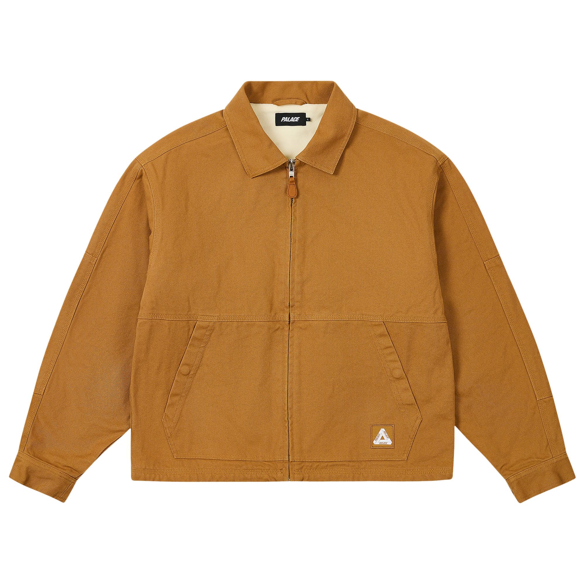 Pre-owned Palace Utility Fleece Jacket 'brown' | Men's Size L