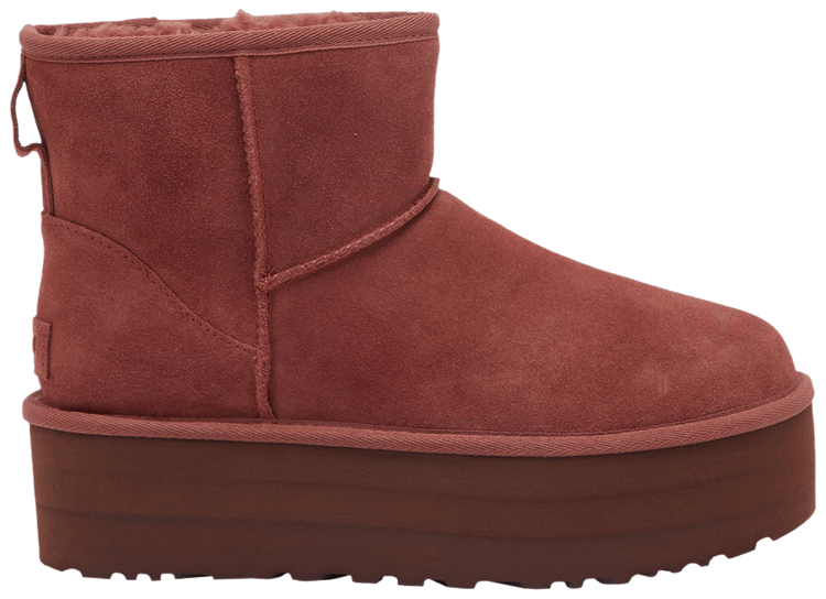 UGG Wmns Classic Mini Platform Boot Red Jasper END Exclusive