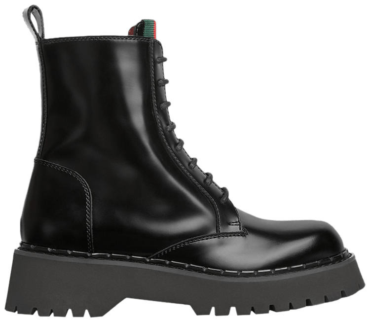 Gucci Wmns Web Ankle Boot Black