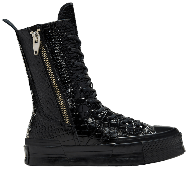 Buy Converse Wmns Chuck 70 Plus X High 'Black Croc' - A09381C | GOAT