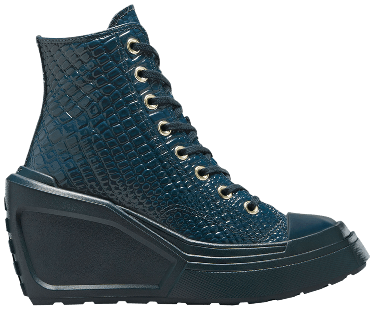 Converse Wmns Chuck 70 De Luxe Wedge Platform High Into The Void Croc