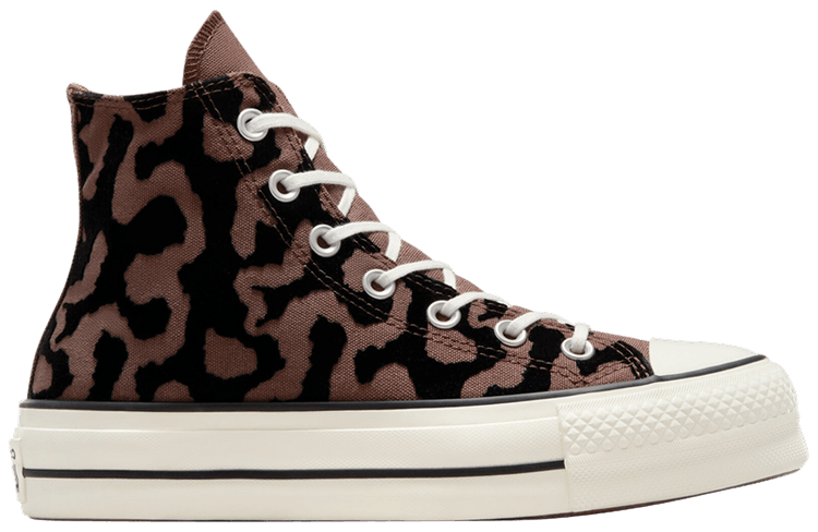 Converse Wmns Chuck Taylor All Star Lift Platform High Leopard Remix