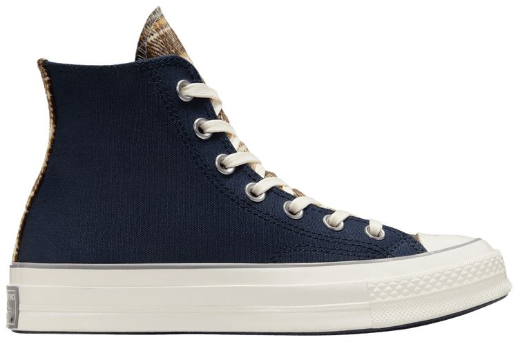 Buy Wmns Chuck 70 High Canvas Plaid Obsidian A12453C GOAT SA