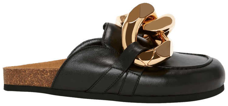 JW Anderson Wmns Chain Loafer Mule Black