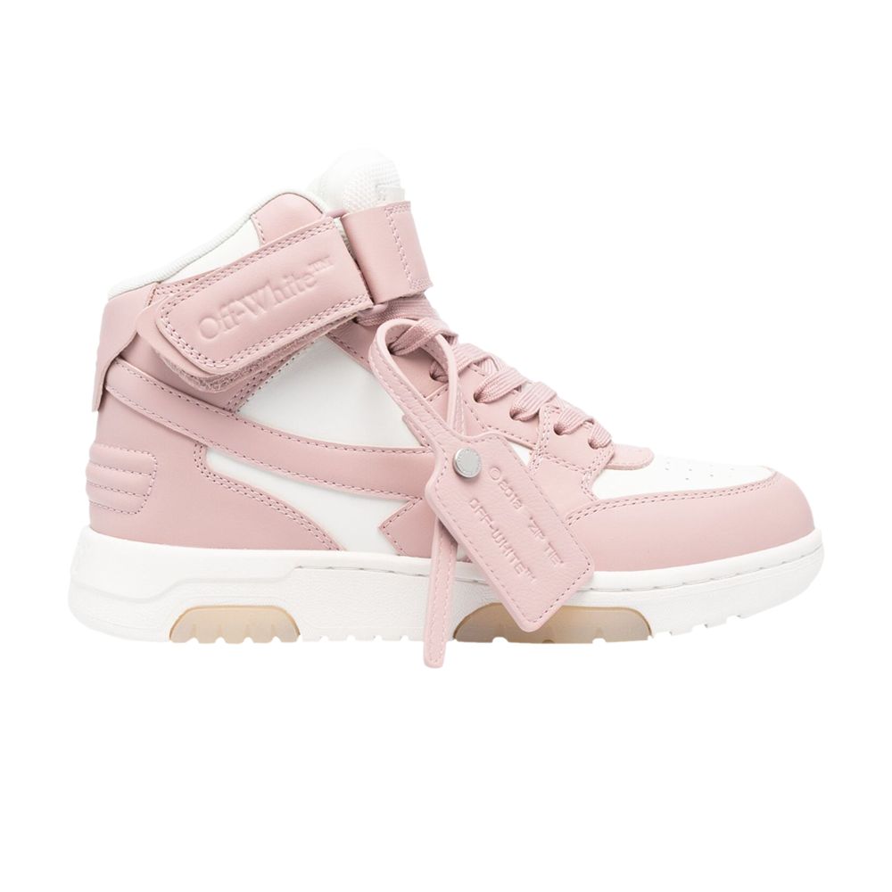 Pre-owned Off-white Wmns Out Of Office Mid 'pink White' | Women's Size 37