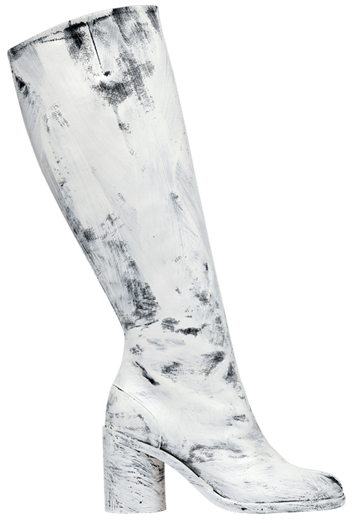 Maison margiela knee high boots sales