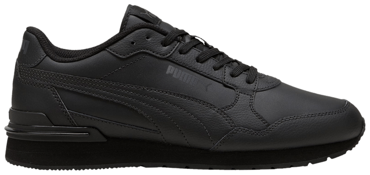 Puma ST Runner v4 Leather Black Shadow Grey