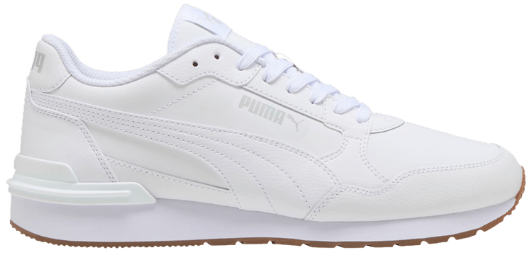 Puma ST Runner v4 Leather White Glacial Grey Gum