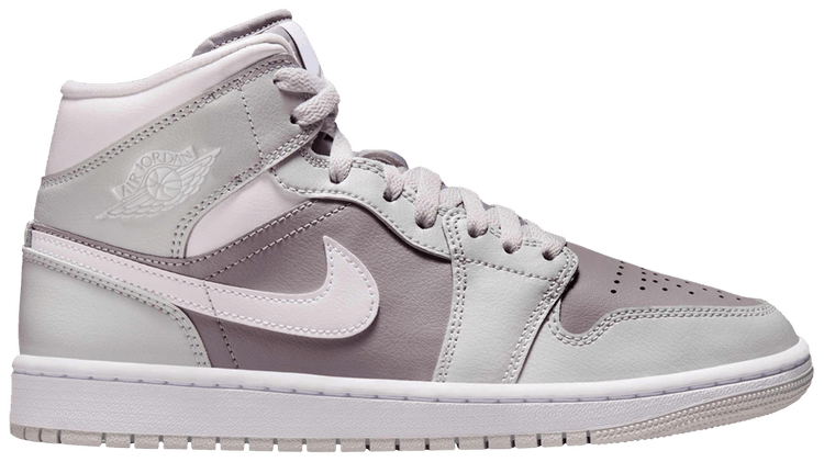 Wmns Air Jordan 1 Mid Photon Dust Atmosphere Grey