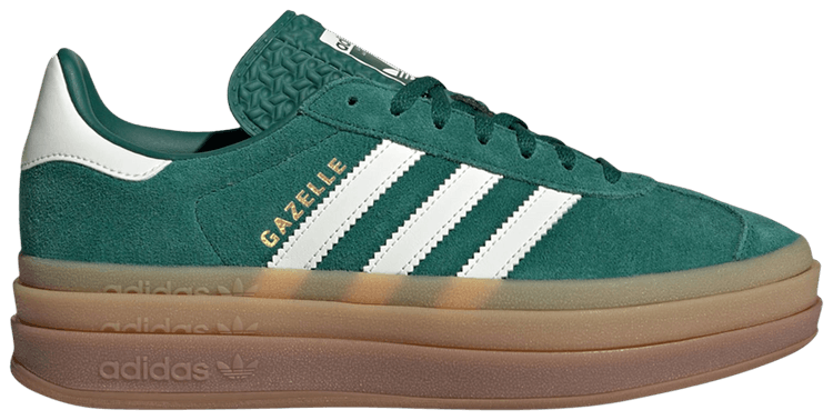 【Adidas】W Gazelle Bold Collegiate Green★JI0325★ adidas Gazelle Bold Shoes - Green | Free Shipping with