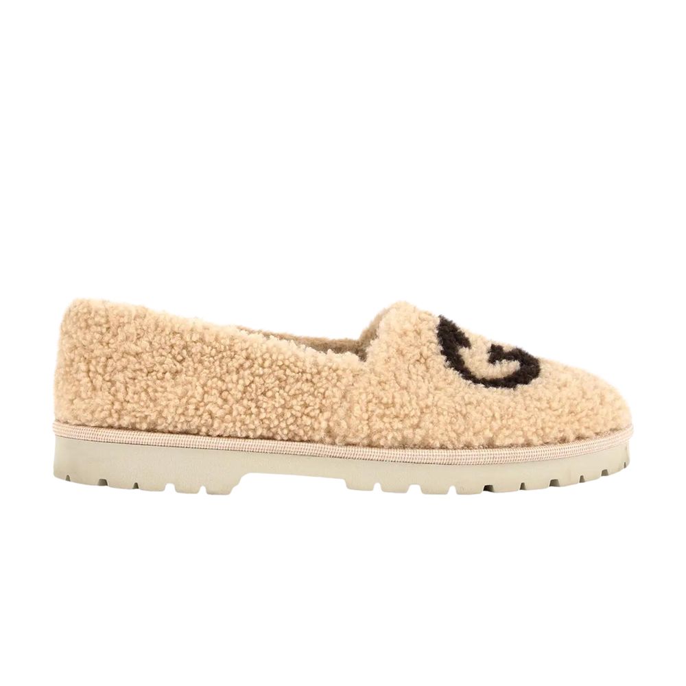 Pre-owned Gucci Wmns Espadrilles 'butterscotch Shearling' | Cream | Women's Size 3