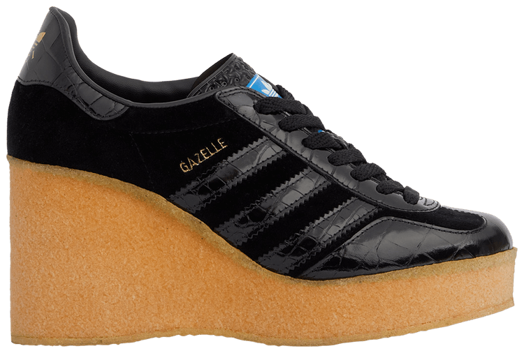 Adidas x Gucci Wmns Wedge Gazelle Black Croc