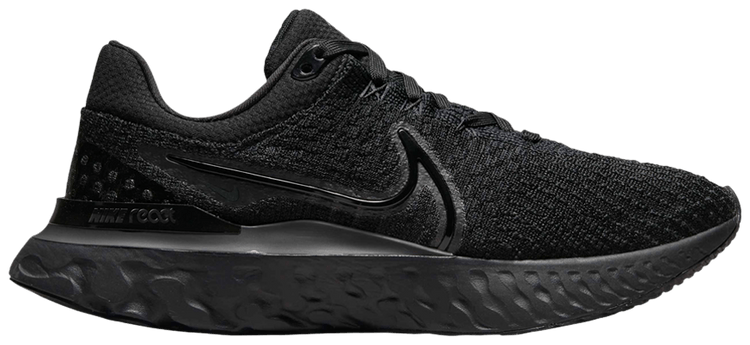 Nike Wmns React Infinity Run Flyknit 3 Triple Black