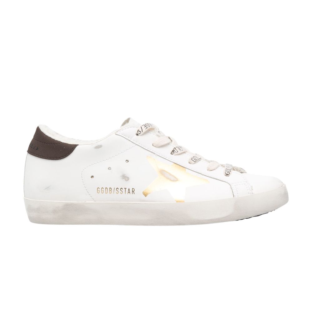 Pre-owned Golden Goose Wmns Superstar 'white Gold Taupe' | Women's Size 39