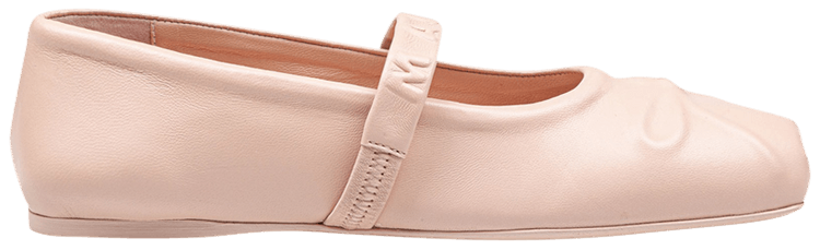 Marni Wmns Mary Jane Flats Pink