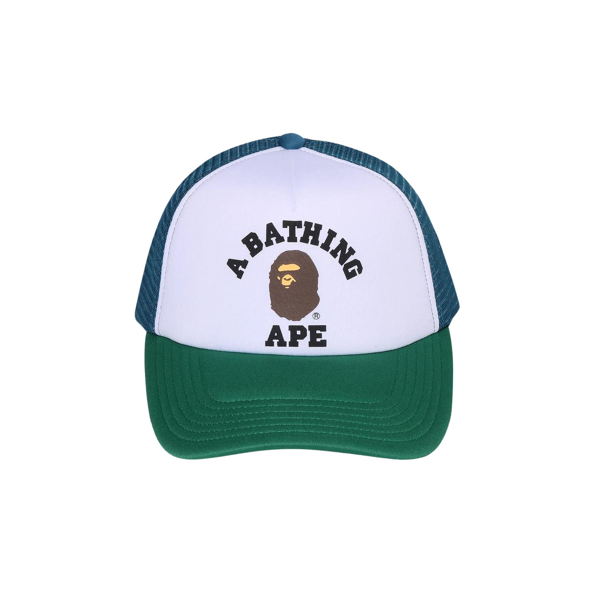 Pre-owned Bape College Mesh Cap 'blue' | Men's Size Onesize