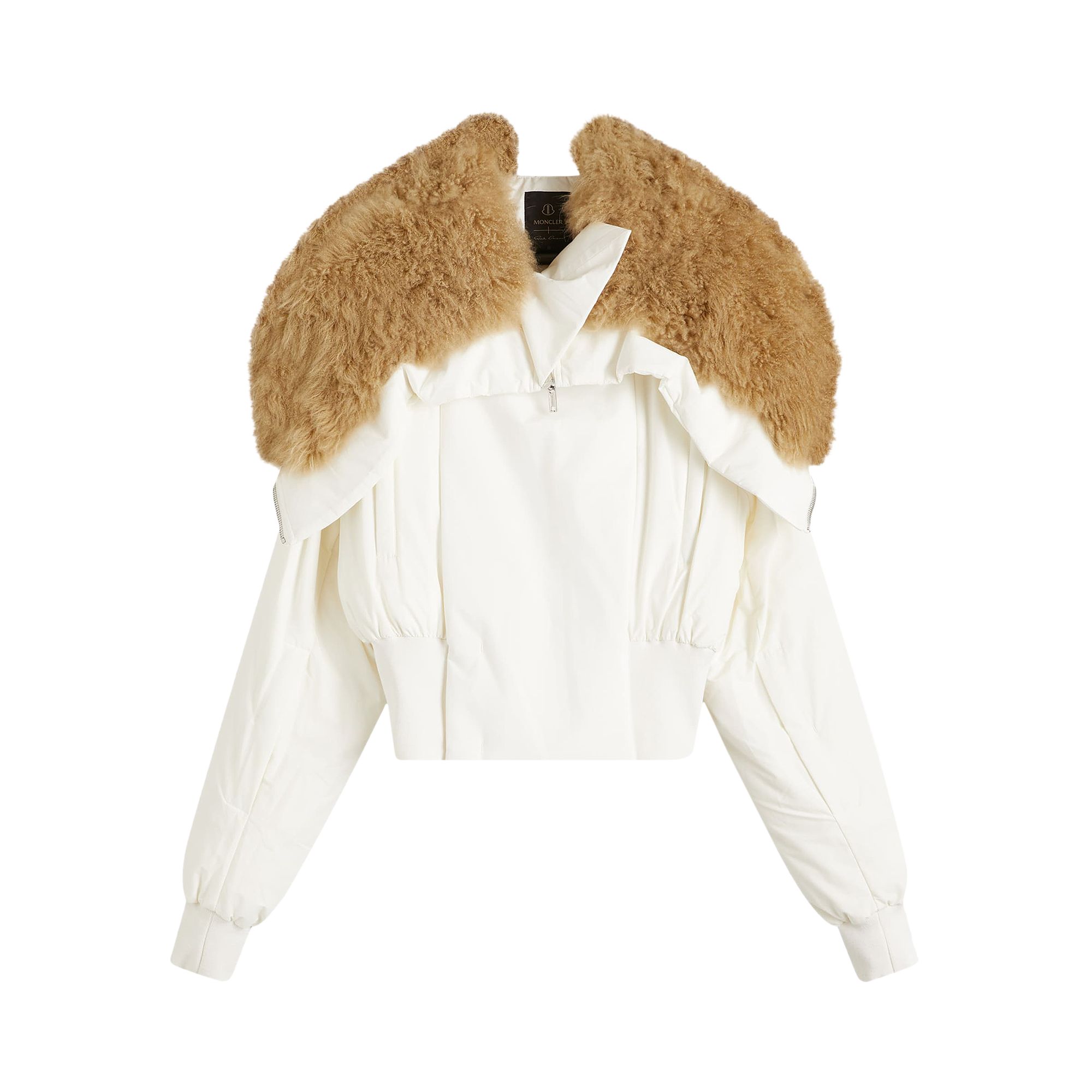 Pre-owned Moncler X Rick Owens Woven Alice Parka 'milk' | White | Men's Size 0