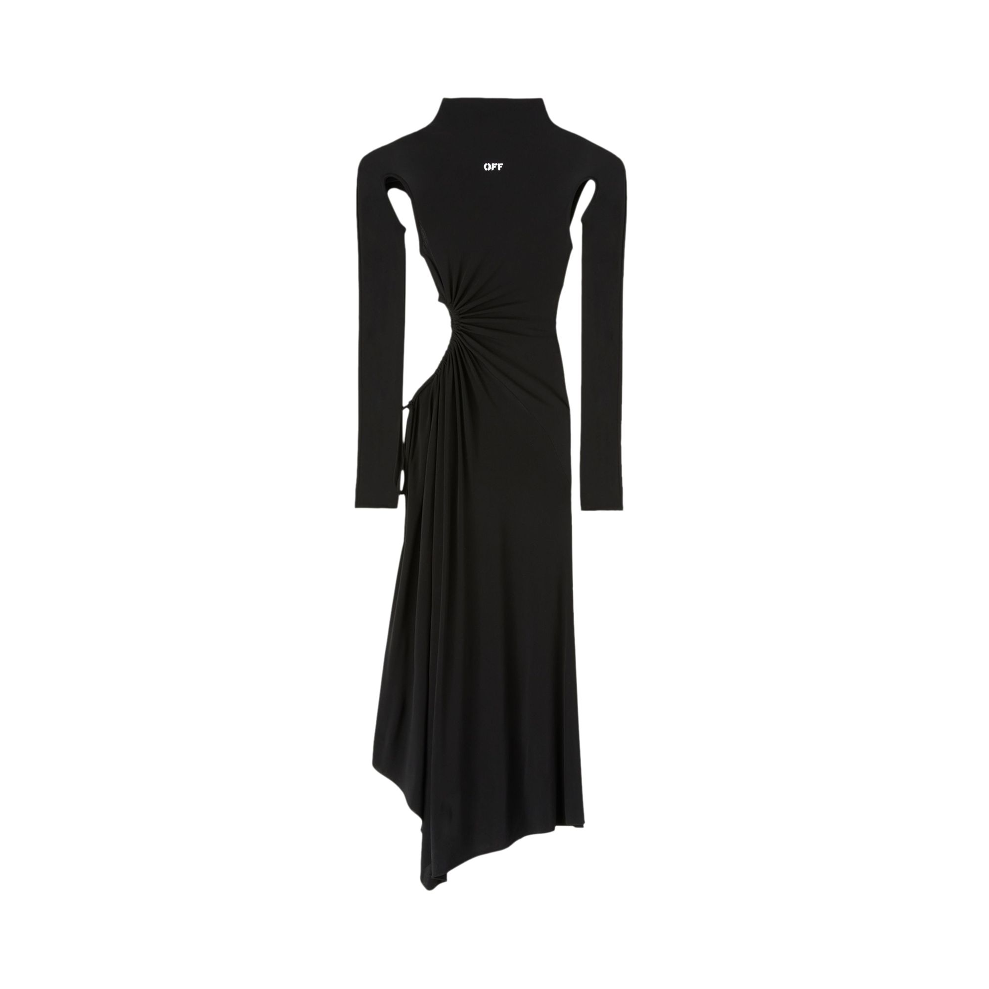Pre-owned Off-white See Thru Dress 'black' | Women's Size 38
