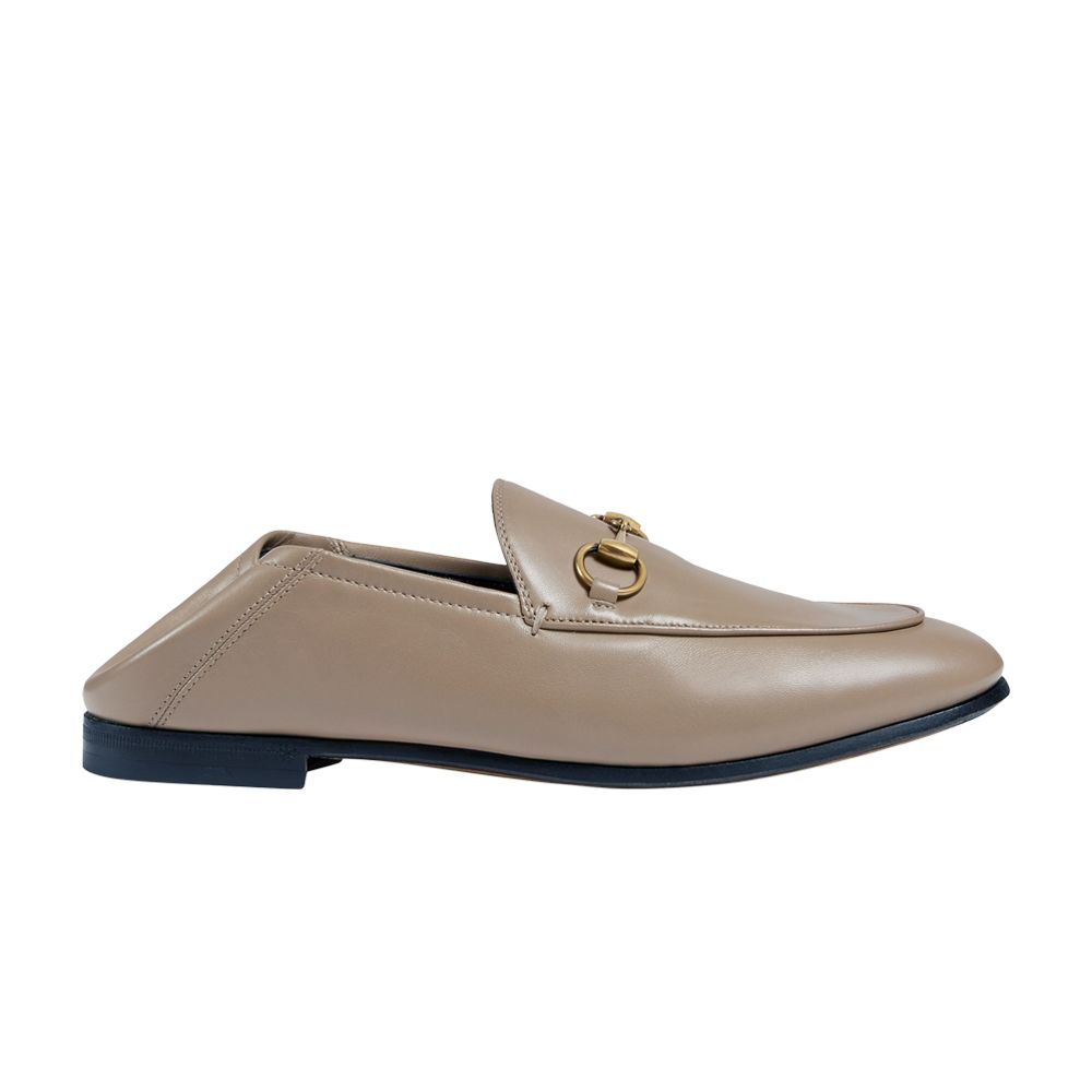 Pre-owned Gucci Wmns Leather Horsebit Loafer 'mud ' | Tan | Women's Size 2