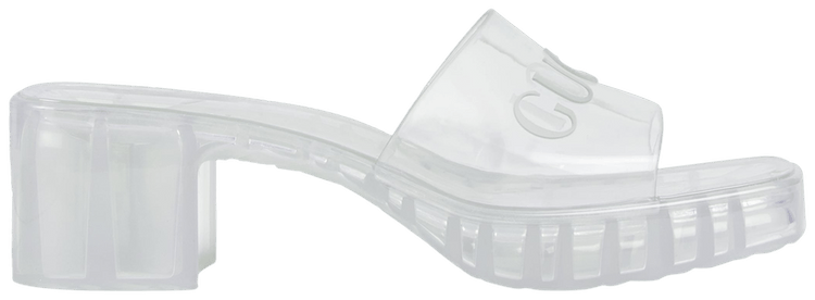 Gucci Wmns 60mm Slide Sandal Transparent
