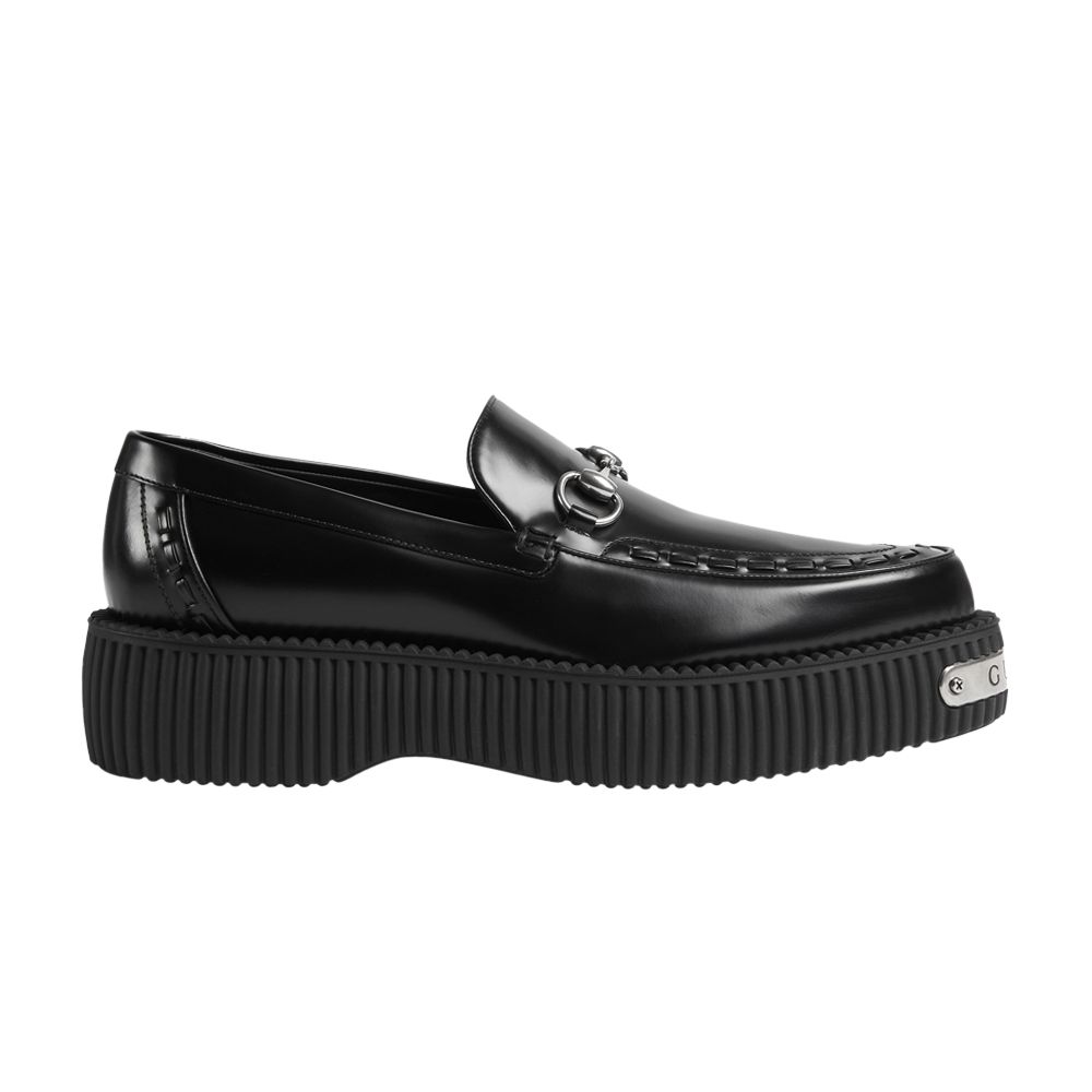 Gucci Horsebit Creeper Loafer 'Black' | Men's Size 6 - 797095-AAD30-1000