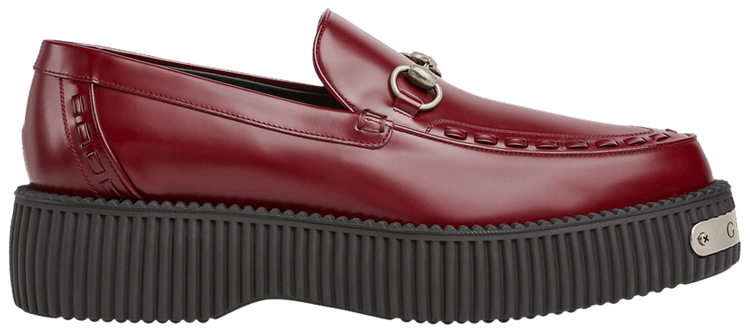 Gucci Horsebit Creeper Loafer Rosso Ancora Red