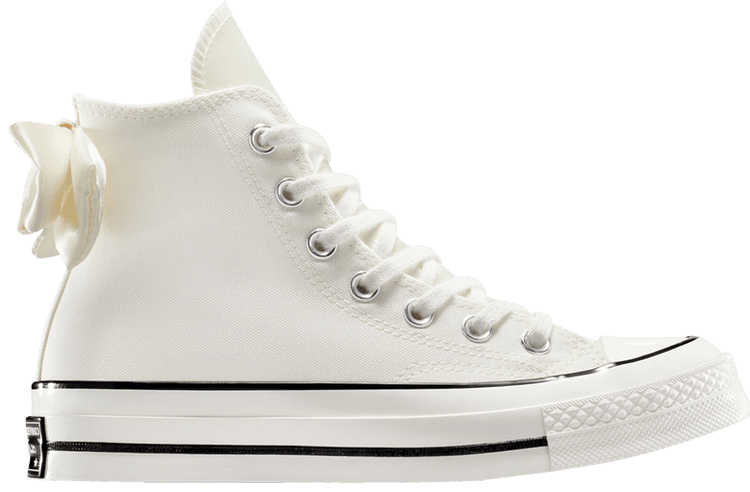 Converse Wmns Chuck 70 High Egret Bows
