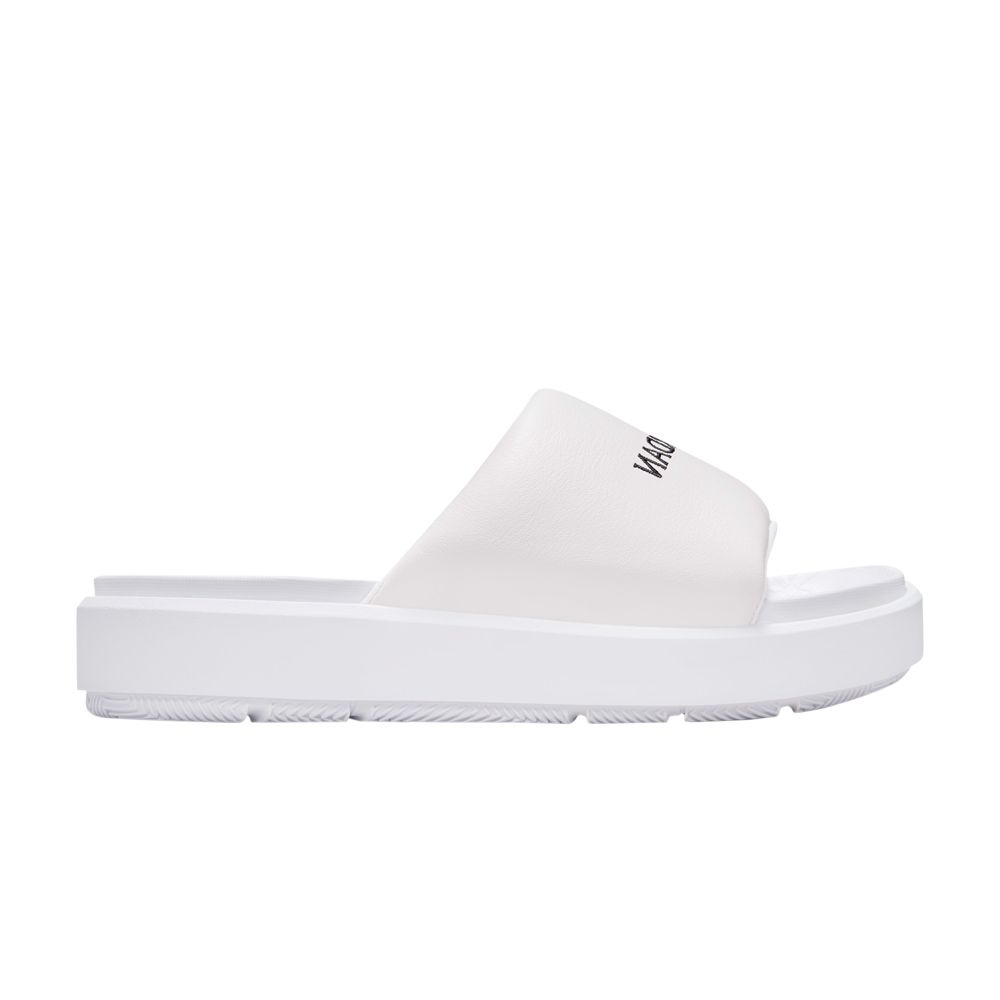 Pre-owned Air Jordan Wmns Jordan Sophia Slide 'white Black'