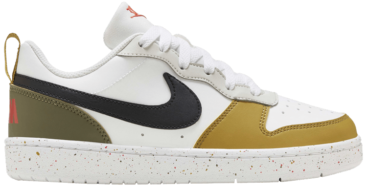 Nike Court Borough Low Recraft GS White Olive Tan