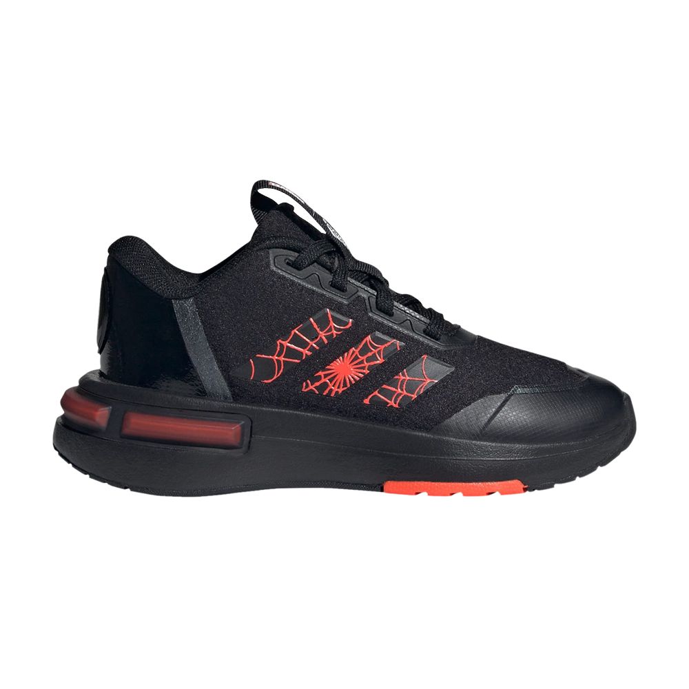Pre-owned Adidas Originals Adidas Marvel X Racer K 'spiderman' | Black | Kid's Size 4.5