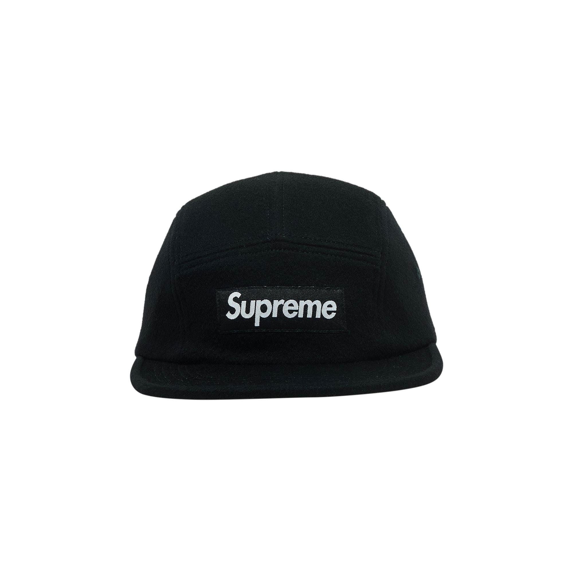Pre-owned Supreme Wool Camp Cap 'black'