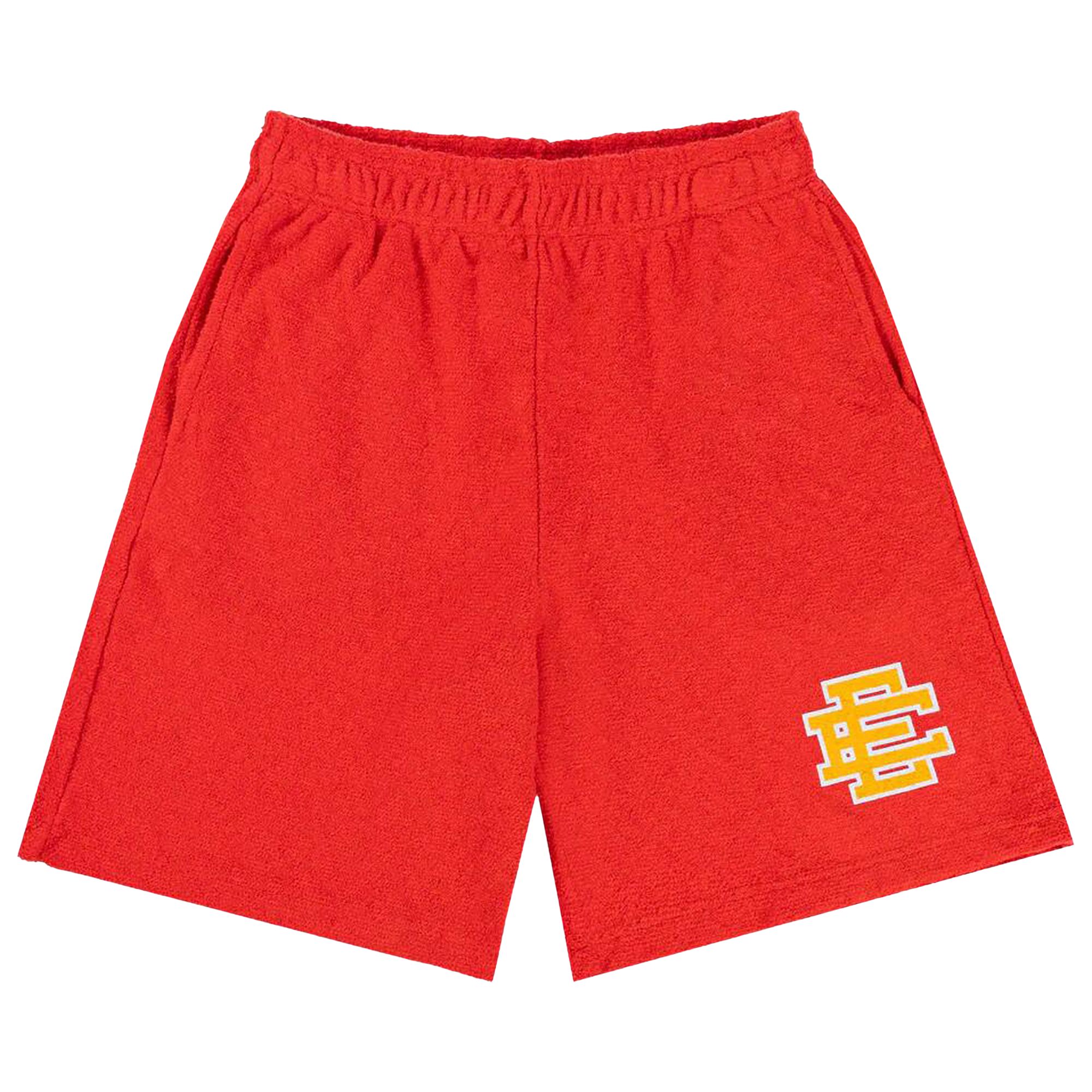 Pre-owned Eric Emanuel Ee Boucle Short 'red' | Men's Size L