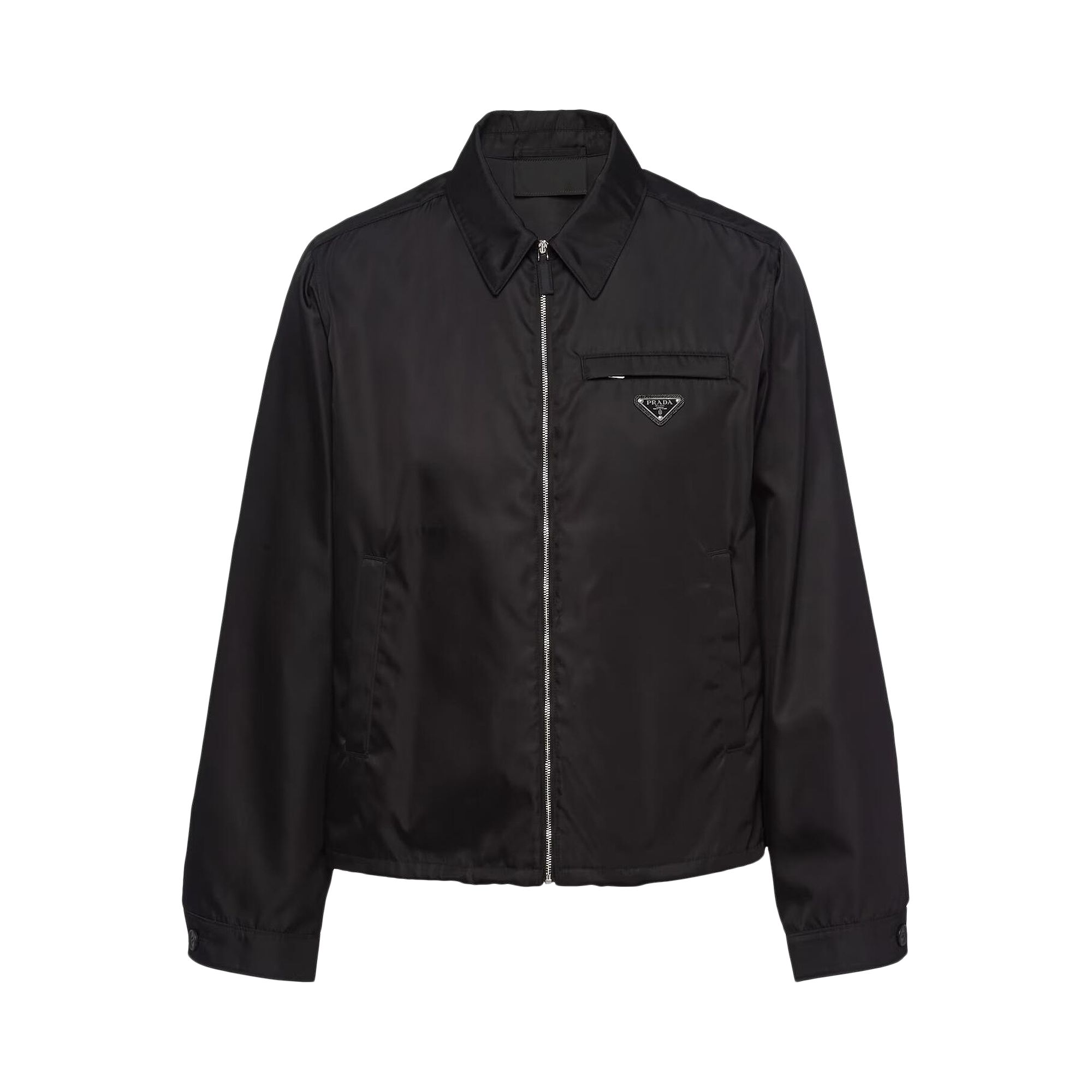 Pre-owned Prada Re-nylon Blouson Jacket 'black' | Men's Size 50