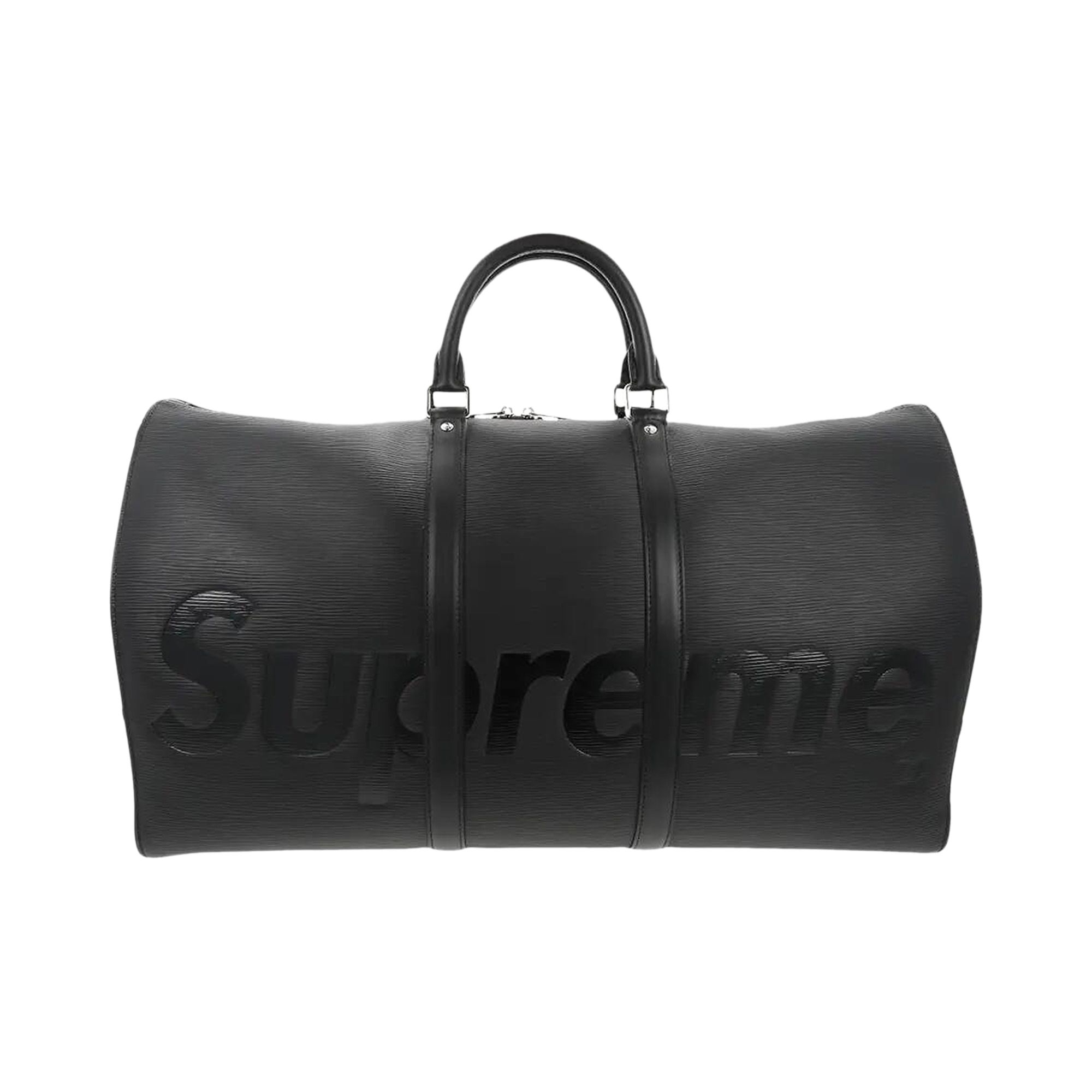 Pre-owned Louis Vuitton X Supreme Keepall Bandouliere 'black'