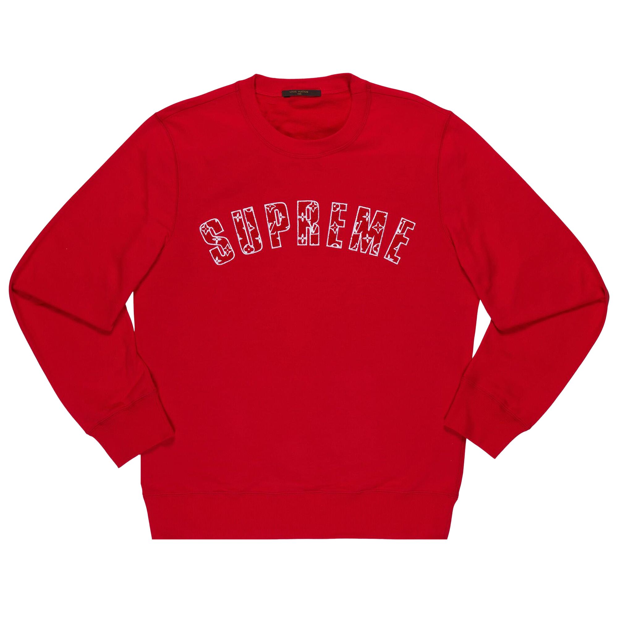 Pre-owned Louis Vuitton X Supreme Arc Logo Crewneck 'red'