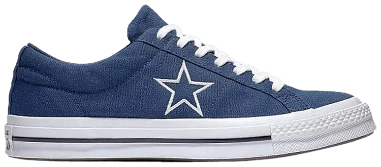 Converse One Star Low Blue
